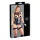 Cottelli Bondage - open body met boeien - glanzend zwart - L