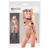 NO:XQSE - lange mouwen, netstof body - zwart (S-L)