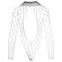 NO:XQSE - lange mouwen, netstof body - zwart (S-L)