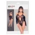 NO:XQSE - strikjes-body met lange mouwen - zwart (S-L)
