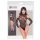NO:XQSE - lange mouwen fishnet body - zwart (S-L)