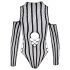 NO:XQSE - lange mouwen fishnet body - zwart (S-L)