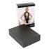 Abierta Fina - Open kanten body met strass (zwart)