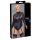 Cottelli Bondage Plus Size - kanten body met lange mouwen (zwart)