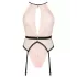 Obsessive Lilines - body met jarretels - roze - L/XL
