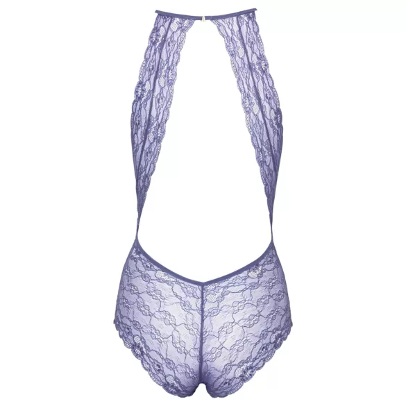 Kissable - body met nekband - kanten lingerie - paars