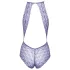 Kissable - body met nekband - kanten lingerie - paars