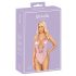 Kissable - roze body met rozenborduursel