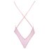 Kissable - roze body met rozenborduursel