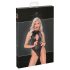 Noir - Body met slangenprint (zwart) - L