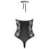 Cottelli Party - bloemendessin body (zwart) - L