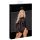 Noir - luipaardprint, lange mouwen body (zwart) - M