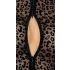 Noir - luipaardprint, lange mouwen body (zwart) - M
