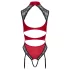 Cottelli - kanten body met halternek - rood - L