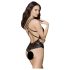 Obsessive 860-TED-1 - Ultra sexy kanten body (zwart)