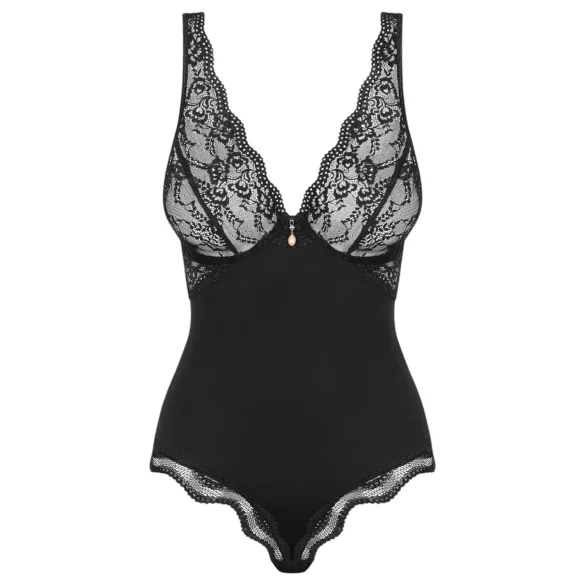 Obsessive Luvae - body - transparant borstgedeelte - zwart