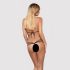 Obsessive - sierlijke bodyharnas (zwart) - S/M