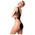 Noir - transparante body (zwart) - XL