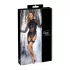Cottelli Bondage - transparant top met handboeien - zwart - L