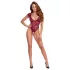 Cottelli - body met kant en parels - rood