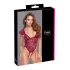 Cottelli - body met kant en parels - rood - M