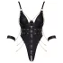Cottelli - bondagebody met kettingen (zwart)