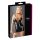 Cottelli - Glanzend jurk met veters (zwart) - M