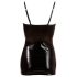 Cottelli - Glanzend jurk met veters (zwart) - M