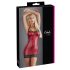 Cottelli - glanzend minijurkje (rood) - XL