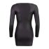 Cottelli - Feestjurk met strassrits (zwart) - XL