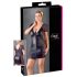 Cottelli Plus Size - Lingerie met strik en kant (zwart) - 2XL