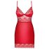 Obsessive Lovica - kanten nachtjurk en string (rood)