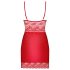 Obsessive Lovica - kanten nachtjurk en string (rood)