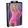Cottelli Party - Glanzende mini-jurk met korte mouwen (roze) - L