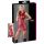 Cottelli Party - glanzende, mouwloze minijurk met rits (rood) - M