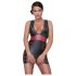 Cottelli Party - Strakke strepenjurk (zwart-rood) - XL