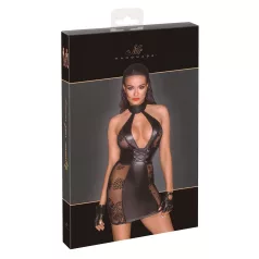 Noir - veters mini-jurk (zwart)