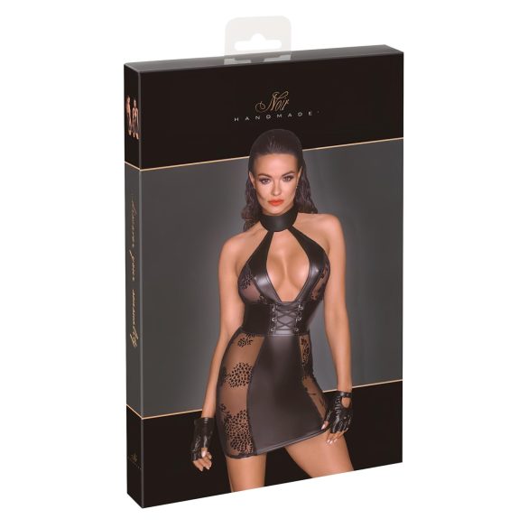 Noir - Vetersluiting Minijurk (Zwart) - M