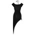 Cottelli Party - asymmetrische ringjurk zwart