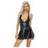 Noir - Mini jurk met slangenprint (zwart)