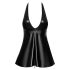 Noir - Mini jurk met slangenprint (zwart)