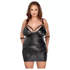 Cottelli Plus Size - jurkje met boeien - zwart