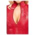 Cottelli - slangenprint minijurk (rood)