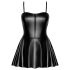 Noir Libido - mat zwarte mini jurk