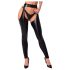 Noir - glanzende panty - chaps (zwart) - L