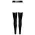 Noir - glanzende panty - chaps (zwart) - L