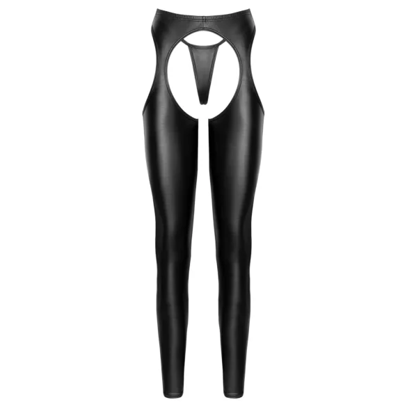 Cottelli - open chaps broek en stringset (zwart)