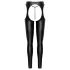 Cottelli - open chaps broek en stringset (zwart)