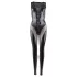 Cottelli - Lakleren catsuit zonder mouwen - zwart - L