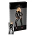 Noir - Catsuit dames - Glanzend - Lange mouw - Zwart - L